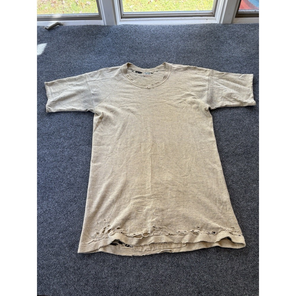 VTG Pilgrim Japan 1930's 40's Distressed Thrashed Shirt 42 Rare Rockabilly